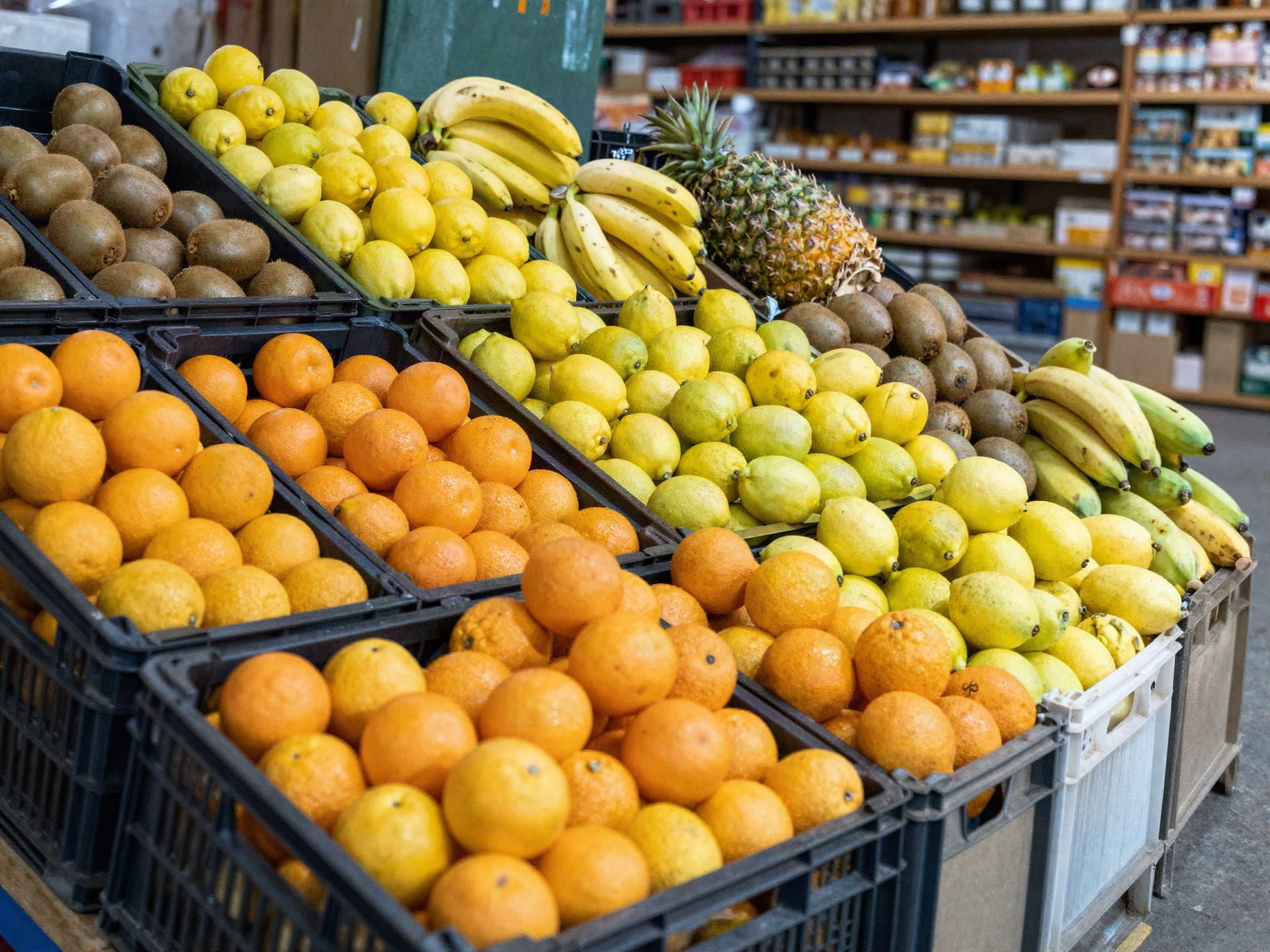 Citrusi i uvozno voće — naranče, limun, banane